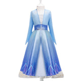 Halloween Frozen Dress Toddler Frozen2 Princess Elsa Children's Full Dress Dress