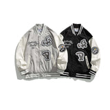 College Jacket Spring Casual Sports Jacket Spring and Autumn Men's Baseball Uniforms Loose-Fitting Workwear Jacket Male