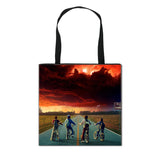 Stranger Things Hellfire Club Handbag Capacity Eco-friendly Shopping