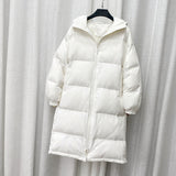 Women Winter Coats Puffer Jacket Down Coat Down Jacket Female White Duck Down Loose Thick Hooded
