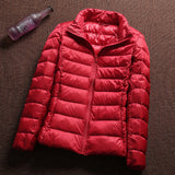Women Winter Coats Puffer Jacket Down Coat Fall/Winter Lightweight Down Jacket Women's Short Stand Collar Winter Clothing Coat