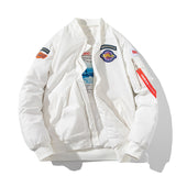 NASA Varsity Jacket Casual Jacket Men's and Women's Loose Embroidered Baseball Uniform