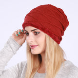 Women Winter Hats Men's and Women's Hats Sleeve Cap Autumn and Winter Knitting Earmuffs Hat