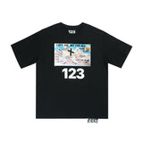 Rrr123 T Shirt Fog with Rrr123 Joint Cross Print