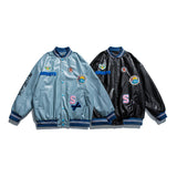 Baby Blue Varsity Jacket Spring Baseball Uniform Popular Jacket for Men