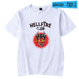 Stranger Things T Shirt Summer Menswear Amazon Pullover Short Sleeve Hellfire Club Stranger Things 4 Men's T-shirt Manufacturers Send On Behalf