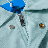 Corduroy Varsity Jacket Vintage Multicolor Jacket Embroidered Baseball Uniform Men's and Women's Spring and Autumn Baggy Coat