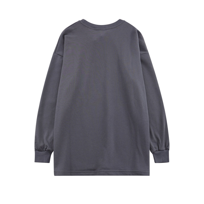 We11 Done Sweatshirts Color Letter Sweater Women's Loose