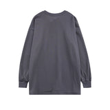 We11 Done Sweatshirts Color Letter Sweater Women's Loose