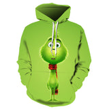 Grinch Hoodie 3d Grinch Printed Christmas Sweater Men And Women Can Wear