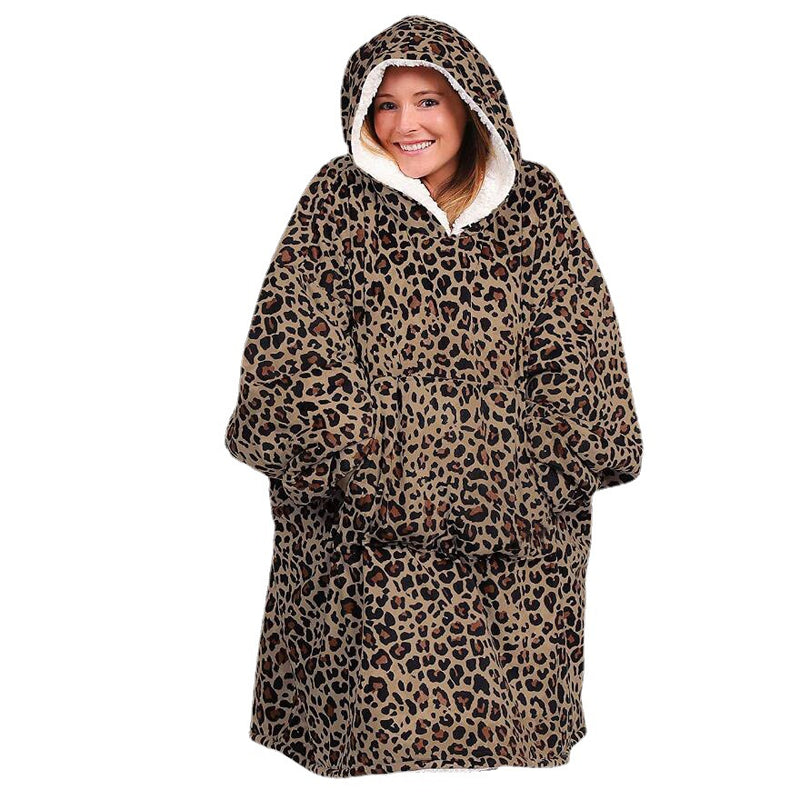 Hoodies Blankets Loose Hooded Warm Sweatshirt Lazy Blanket Casual