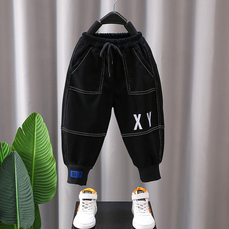 Toddler Boys Pants Boys Spring and Autumn Children's Sweatpants