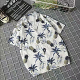 Men Beach T Shirts Summer Loose Men's Short Sleeve Top