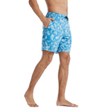 Men Sports Flex Shorts Printed Shorts Loose Summer Casual