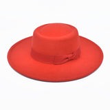 Mens Kentucky Derby Hats Woolen Hat Big Brim Jazz Warm Sun Hat
