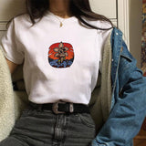 Stranger Things T Shirt Stranger Things Polyester Printed T-shirt Summer Loose Casual Women