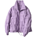 Women Winter Coats Puffer Jacket Down Coat Autumn and Winter Lightweight Stand-up Collar Down Jacket Female White Duck Down Coat