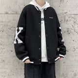 Baggy Jacket Spring Baseball Jacket Men's Casual Color Matching