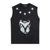 GVC Vest Doberman Pinscher Pattern Vest Ins Style Fashion Men