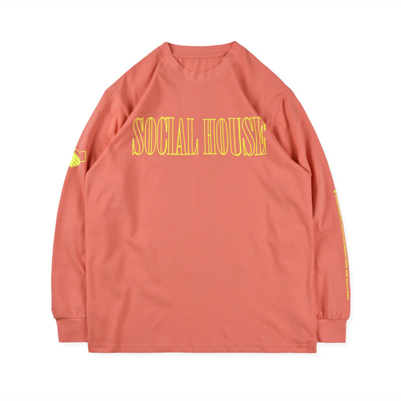 Kanye West Sweatshirt Social House Fluorescent Three-Dimensional Printing