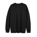 Mens Fall Outfits Figure Printed Crew Neck Sweatshirt Loose Spring and Autumn Long Sleeve T-shirt Top