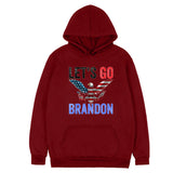 Let'S Go Brandon Hoodie Autumn Hoodie Pullover Hooded Sweater Loose Casual