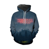 Stranger Things Hoodie Anime 3D Printed Sweater Hoodie Cosplay