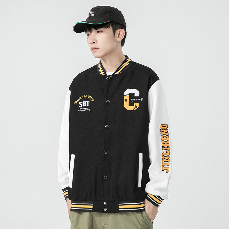 Alaska Varsity Jacket Spring Men's Baseball Uniforms Coat Sweater Jacket