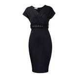 Nina Parker plus Size Dresses Fashionable Slimming Elegant Ol Dress