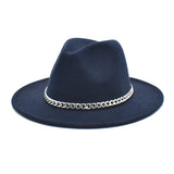 Mens Kentucky Derby Hats Spring and Autumn Men's Outdoor Fedora Hat Panama Felt Hat