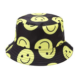 Smiley Face Cap Hat Sun-Shade Fisherman Hat