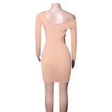 Winter Formal Dresses Knitted Dress Temperament Midriff Outfit Bandage Dress