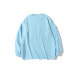 Mens Fall Outfits Thin Sweater Male and Female Couples Wear Loose Leopard Print Letters Printed Crew Neck Top