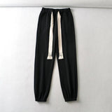 Women Fall Fall Five-Color Big Belt Ankle Banded Pants High Waist Workout Pants