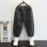 Toddler Boys Pants Boy's Denim Pants Spring and Autumn Casual