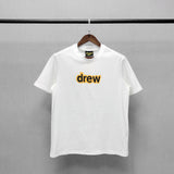 Drew House Drew Loose round Neck Simple All-Match Smiley Face High Street Style Couple T-shirt Men