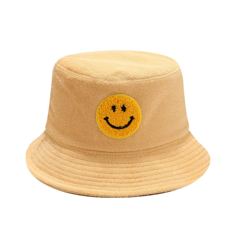 Smiley Face Cap Bucket Hat Sun Hat