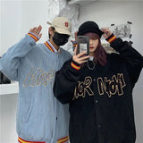 Baggy Jacket Men's and Women's Baseball Uniform for Spring and Autumn Loose Jacket
