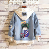 Comic Denim Jacket Anime Clothes Denim Jacket