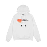 Palm Angels Hoodie Angel Letter Print Spray Paint Pullover Hoodie Jacket