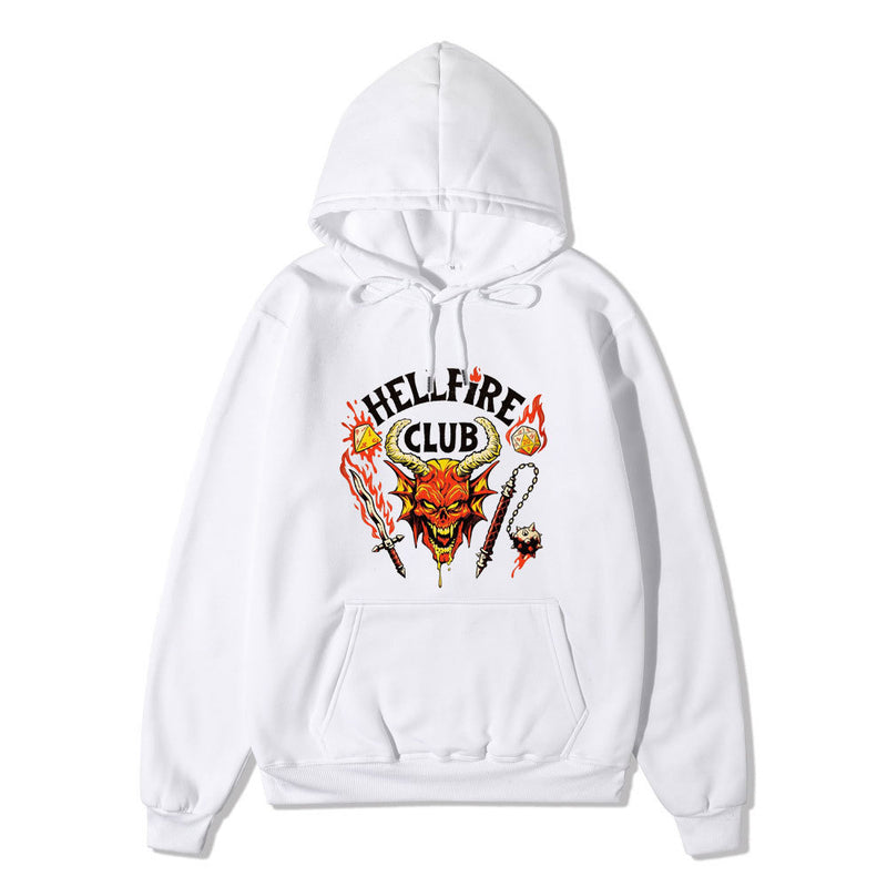 Stranger Things Hoodie Stranger Things Season 4 Printed Hoodie Top