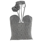 Music Festivals Rave Outfits Girls Tops Summer Women's Fashion Sexy Slim-Fit Tank Top Women
