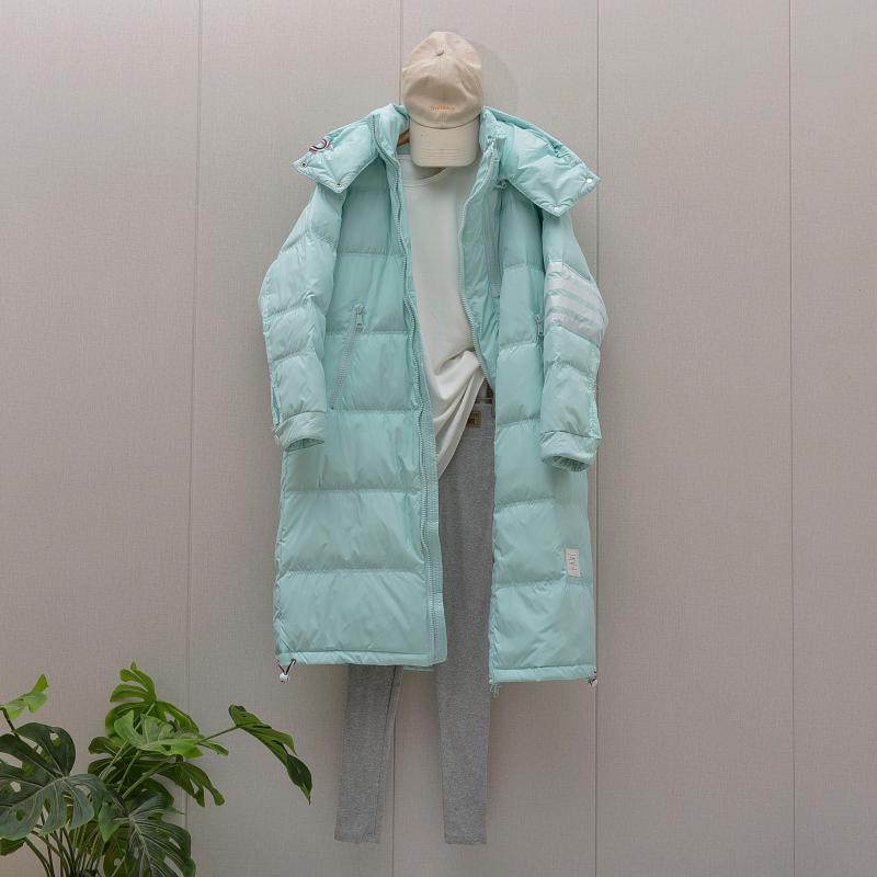 Women Winter Coats Puffer Jacket Down Coat Down Jacket Women's Mid-Length Loose Thick Fashion White Duck Down