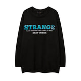 Mens Fall Outfits Autumn and Winter Sweater Men's and Women's High Street Sweater Couple round Neck Loose