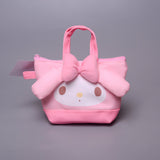My Melody Bag Cute Cartoon Clow M Melody Cinnamoroll Babycinnamoroll Girl Hand Bag Coin Purse Headset Storage Bag Kulomi