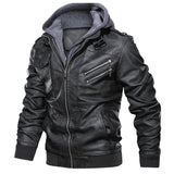 Blade Runner Jacket Spring and Autumn Winter Leather Coat Men's Hooded Jacket
