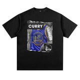 Kyrie Irving Shirt NBA Star Printed Short Sleeve T-shirt Sports