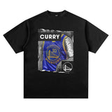 Kyrie Irving Shirt NBA Star Printed Short Sleeve T-shirt Sports