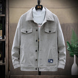 Corduroy Varsity Jacket Corduroy Coat for Men Spring and Autumn Jacket Student Autumn and Winter Clothes Top Clothes