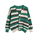 Preppy Aesthetic Sweater Autumn Women Loose Sweater Women